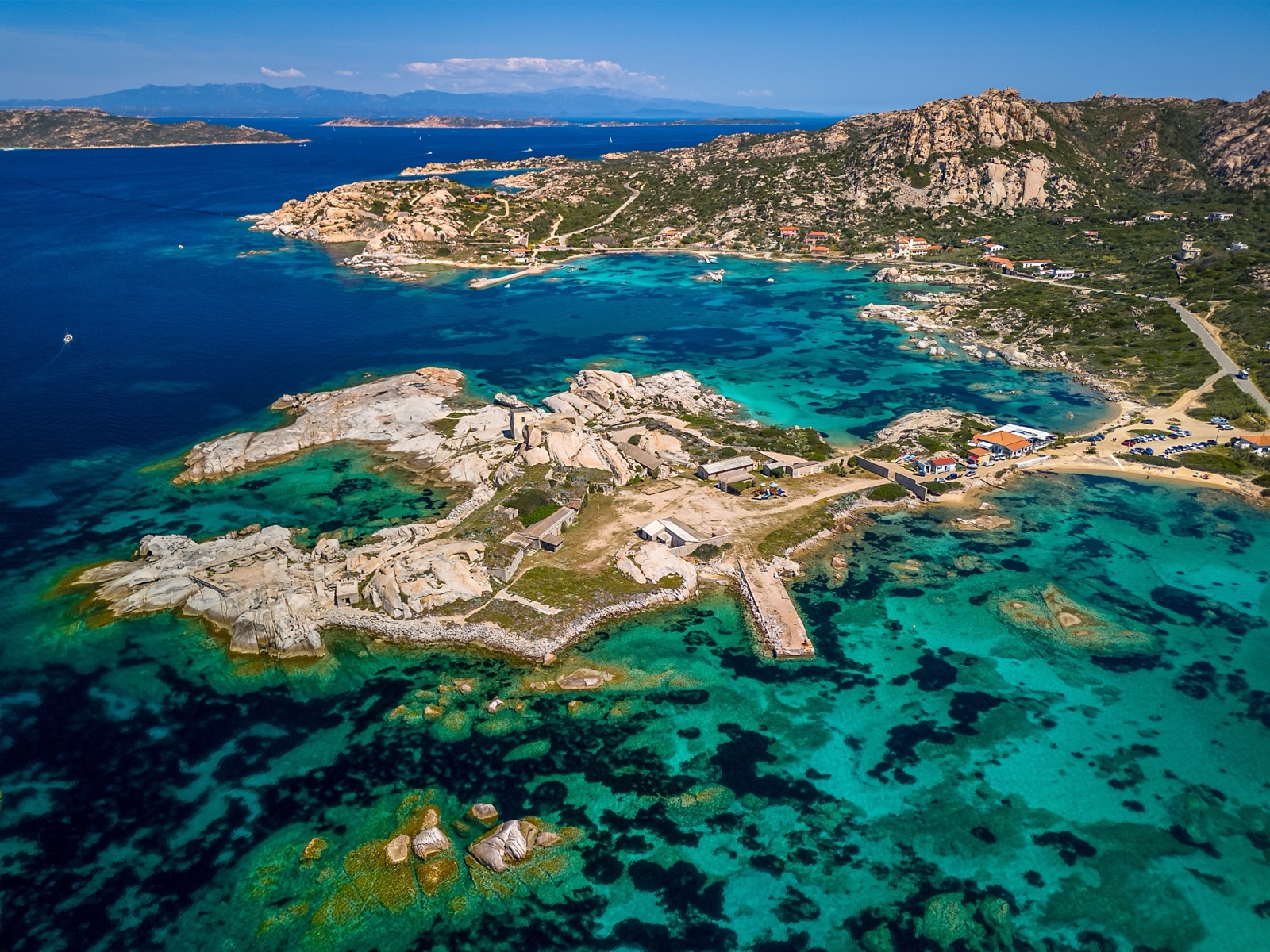Islands of the archipelago from above